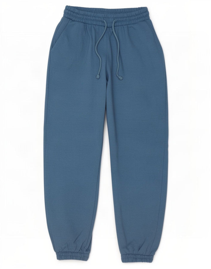 Damskie spodnie dresowe Zara Joggers UK 12 Średni niebieski poliester