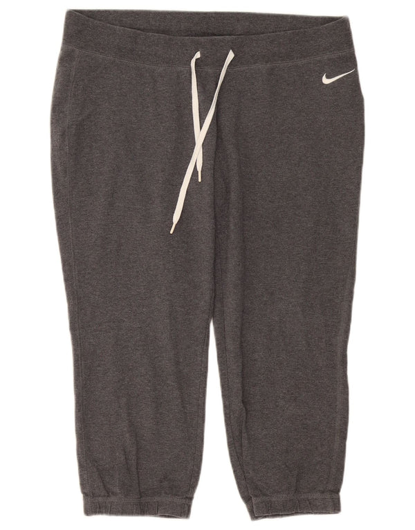 Damskie spodnie dresowe Nike Capri Joggers UK 18 XL Szara bawełna
