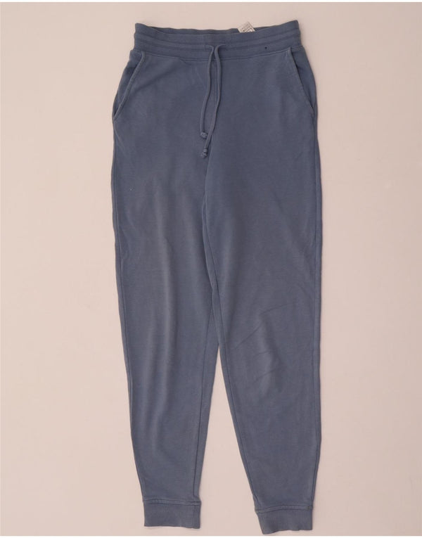 MARKS & SPENCER Damskie spodnie dresowe Joggers UK 8 Małe Niebieskie Bawełniane