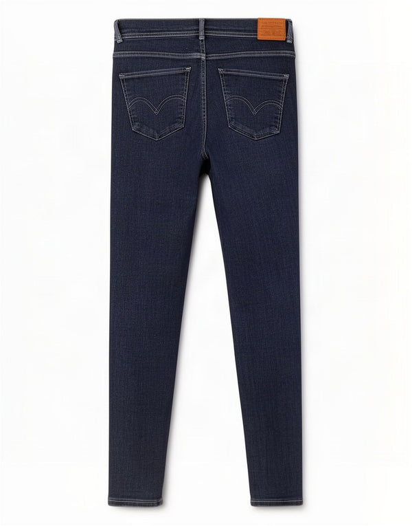 Damskie jeansy Levi's Mile High Super Skinny W26 L27 Granatowa bawełna