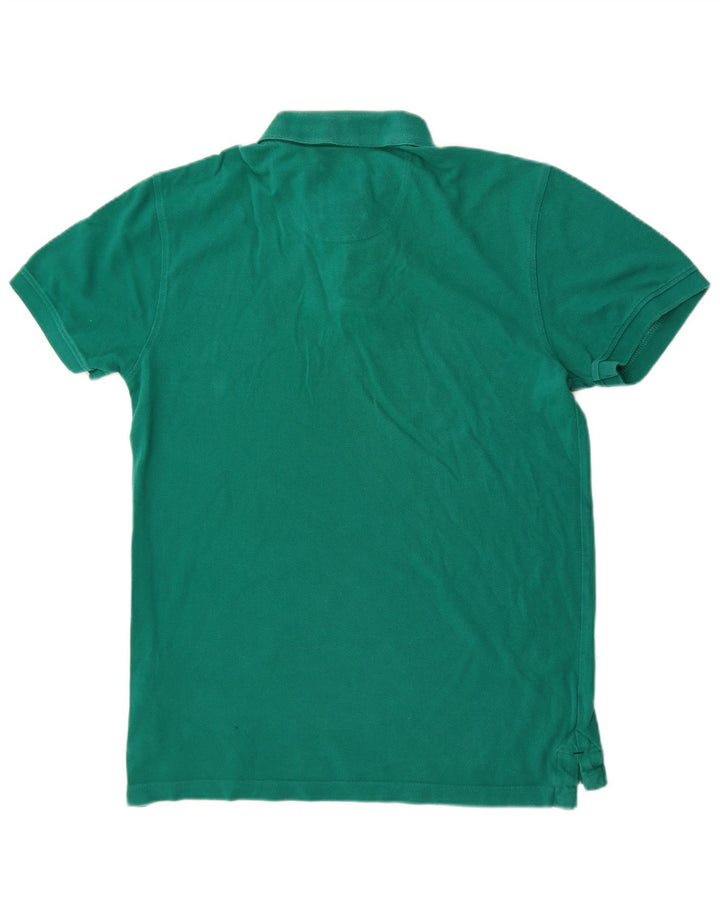 Męska koszulka polo Crew Clothing Średnia zielona bawełna