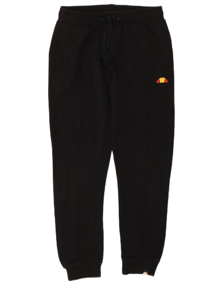Męskie spodnie dresowe Ellesse Joggers Small, czarne, bawełniane