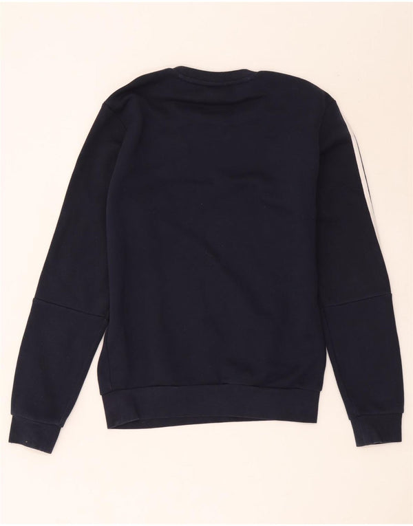 Adidas Męska Bluza Sweter Mały Granatowy Bawełniany