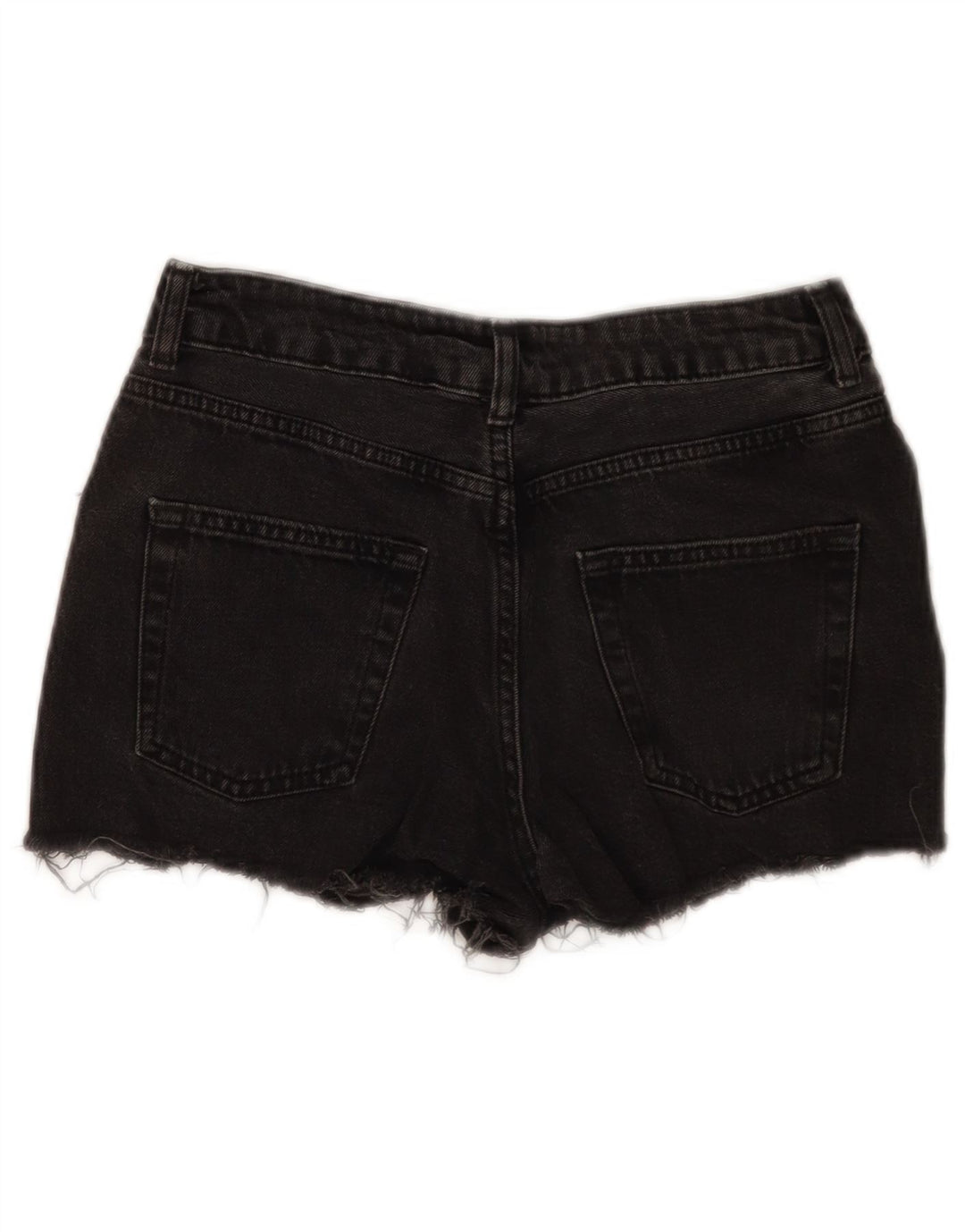 Damskie spodenki jeansowe Topshop w trudnej sytuacji W26, małe, czarne, bawełniane