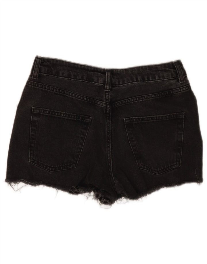 Damskie spodenki jeansowe Topshop w trudnej sytuacji W26, małe, czarne, bawełniane