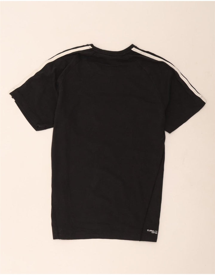 Męska koszulka Adidas Climalite Top, średnia, czarna bawełna