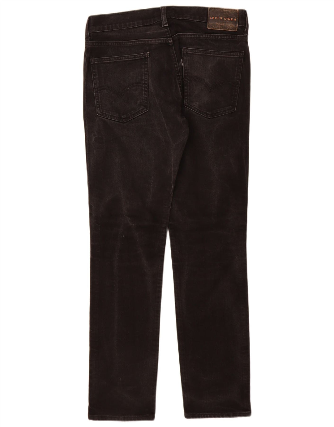 Damskie jeansy Levi's Line 8 Slim W30 L32 Czarna bawełna