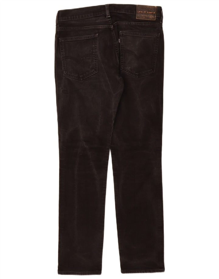 Damskie jeansy Levi's Line 8 Slim W30 L32 Czarna bawełna