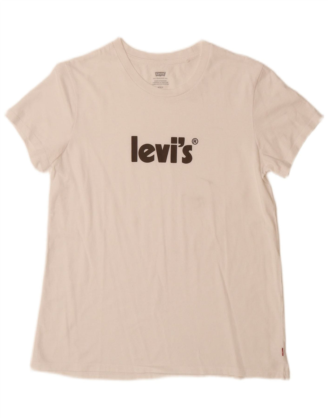 Damska koszulka z grafiką LEVI'S Top UK 12 Medium White