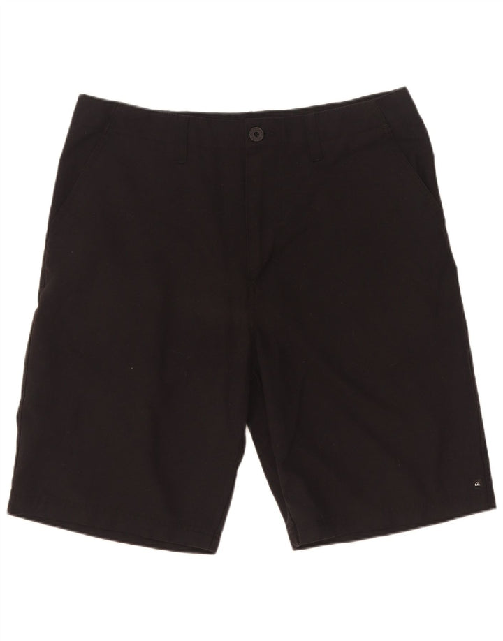 Męskie spodenki chino Quiksilver Graphic W34, duże, czarne, poliestrowe