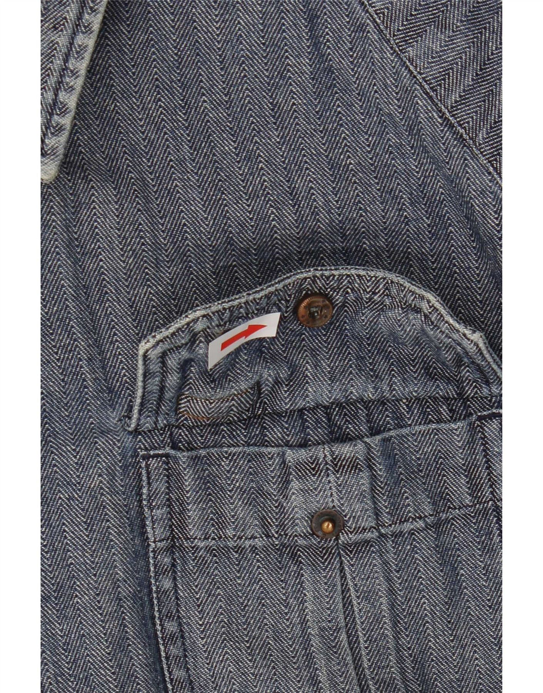 Koszula męska Carhartt Slim Fit, duża, niebieska, bawełniana w jodełkę