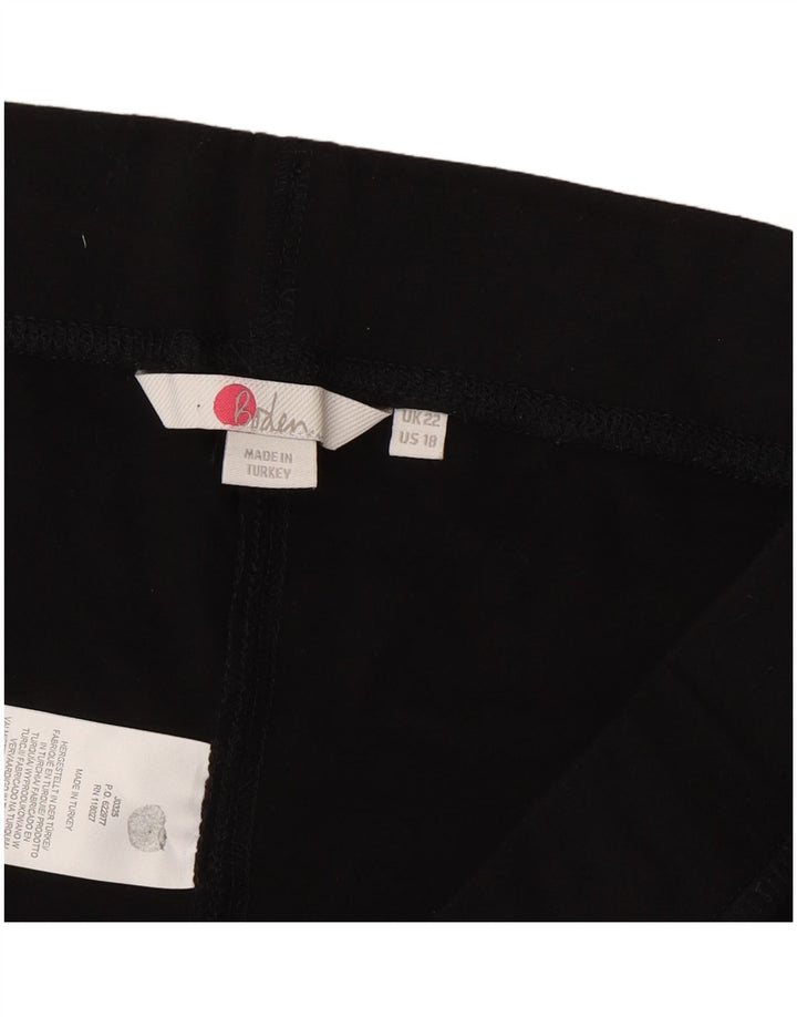 Legginsy damskie Marks & Spencer UK 22 3XL Czarna wiskoza