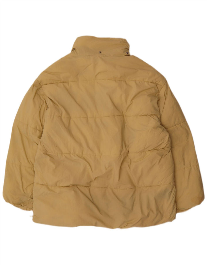 Damska kurtka oversize ZARA z wypełnieniem UK 14, średni beż, poliester