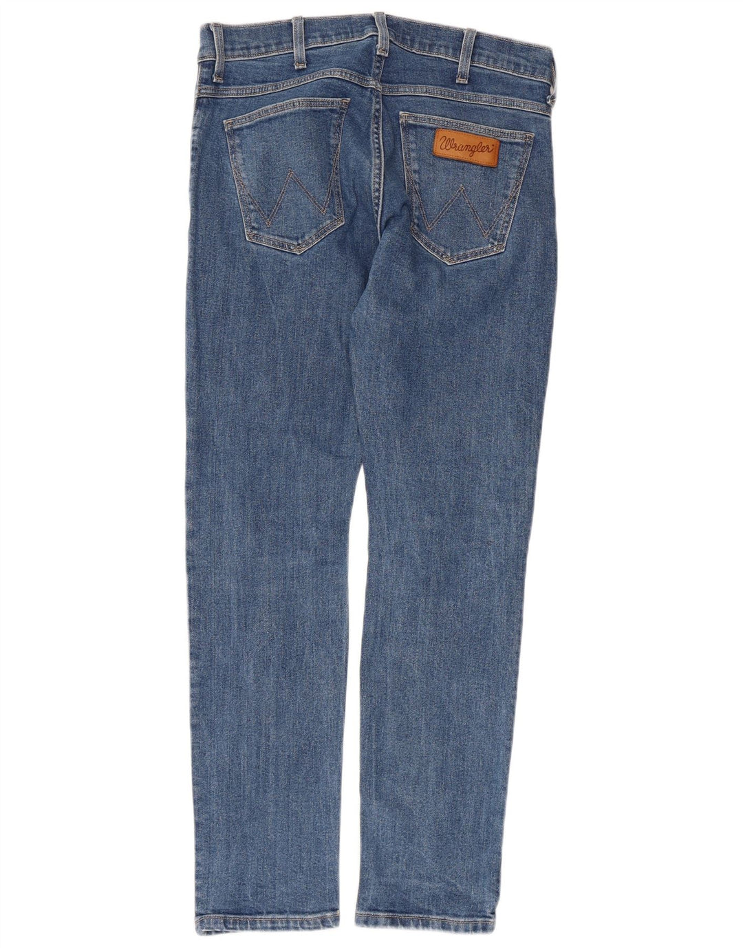 Wrangler Męskie Larston Slim Jeans W30 L29 Niebieskie bawełniane