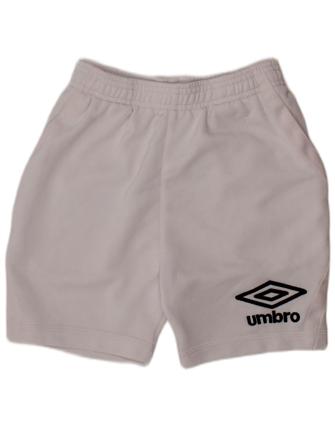 Chłopięce spodenki sportowe UMBRO z grafiką 8-9 lat, białe