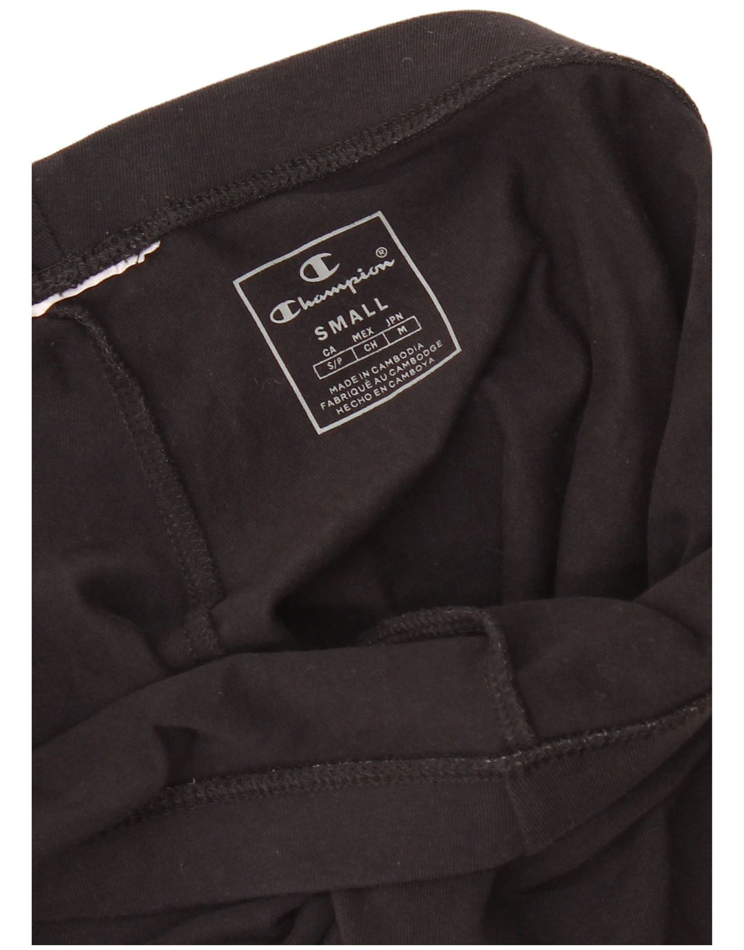 Damskie legginsy Champion Graphic Capri UK 10 Small Black