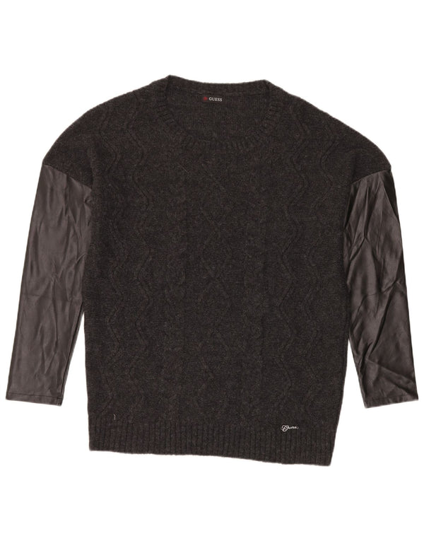 Sweter damski Guess z dekoltem w łódkę UK 20 2XL szary