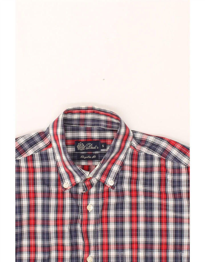 DACK'S Mens Regular Fit Shirt Small Red Check Cotton Vintage Dack's and Second-Hand Dack's from Messina Hembry 