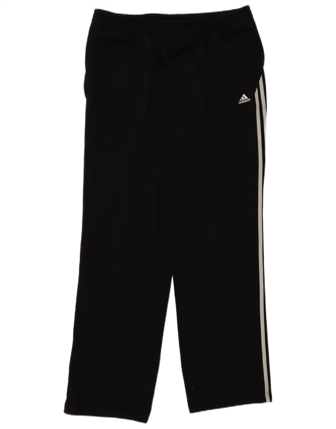 Męskie spodnie dresowe Adidas, duże, czarne, poliestrowe