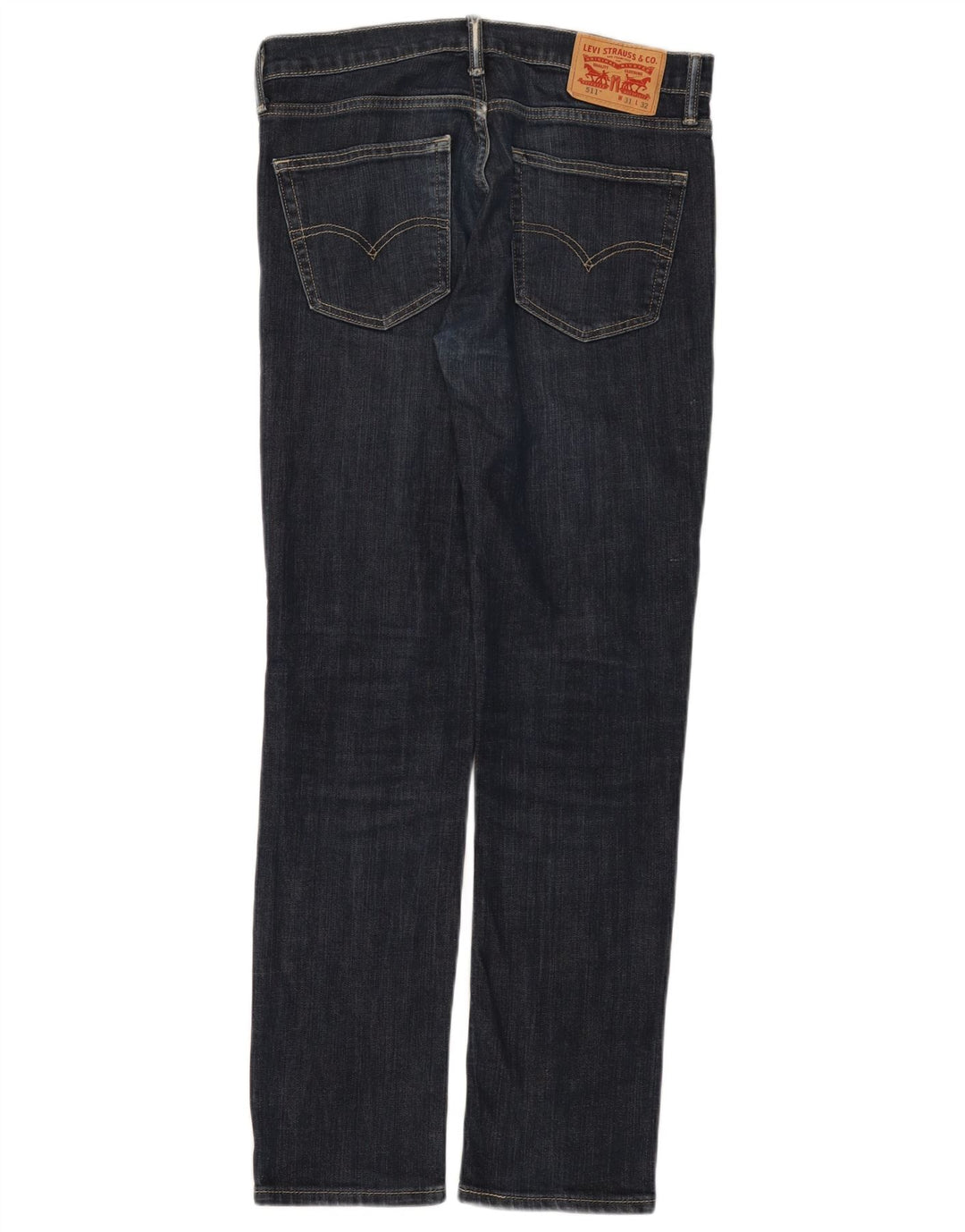 Męskie jeansy Levi's 511 Slim W31 L32 Granatowa bawełna
