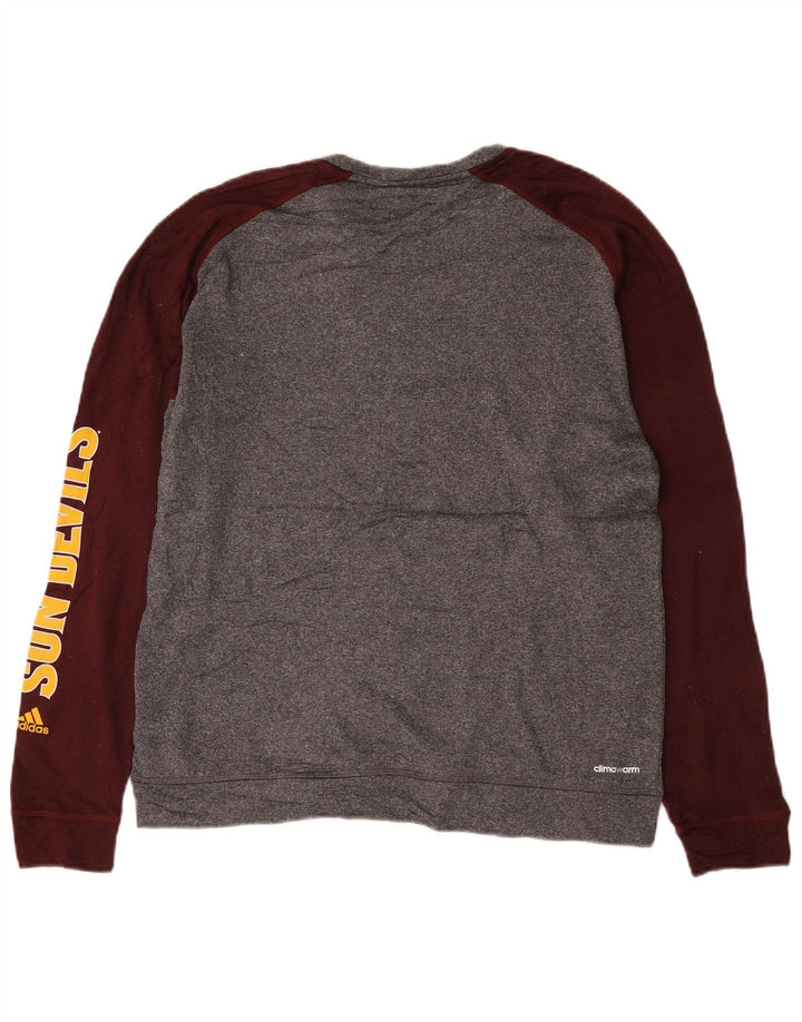 Bluza męska Adidas Arizona State Sun Devils, duża, szara