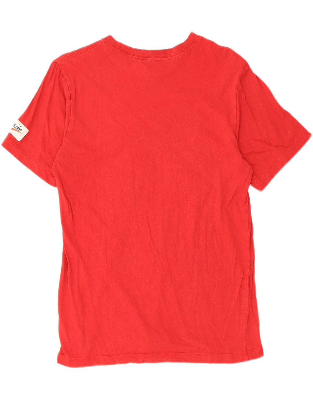 NIKE Mens Graphic T-Shirt Top Small Red Cotton