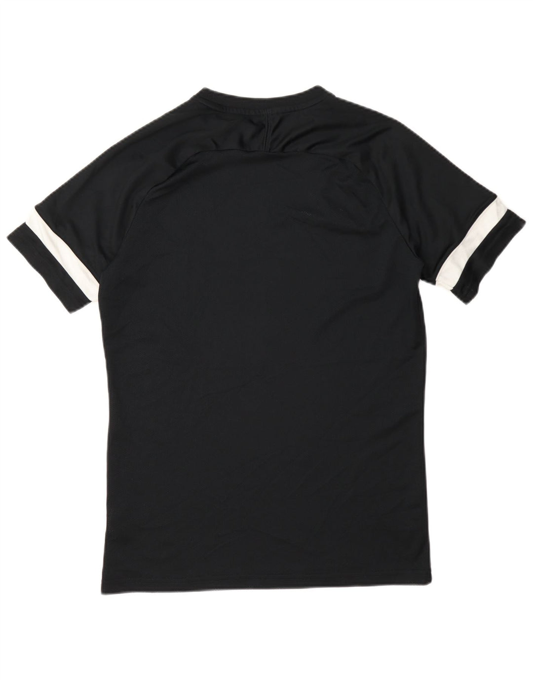 Męski T-shirt Nike Dri Fit Top, średni czarny poliester z blokami kolorów