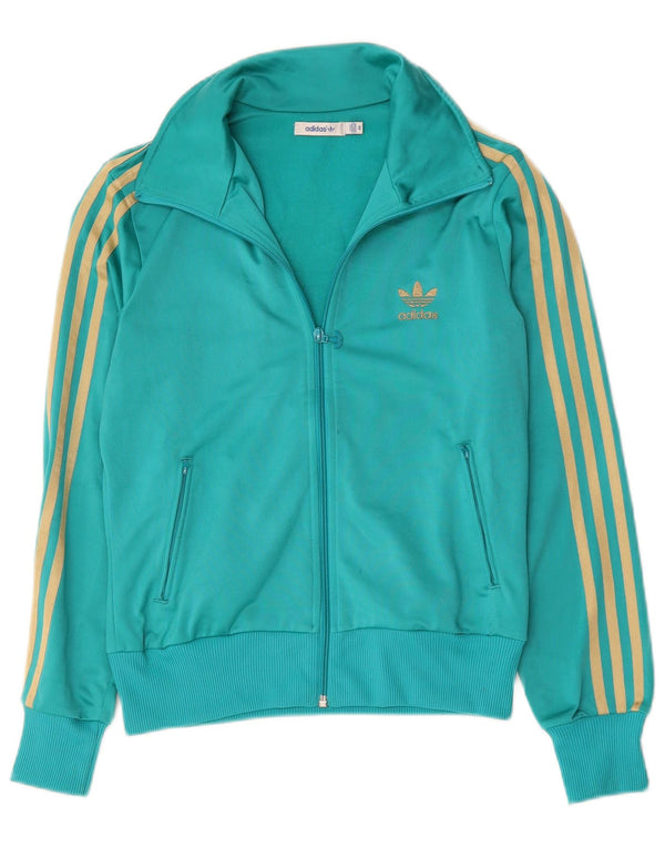 Damska kurtka dresowa Adidas Graphic IT 46 Średni zielony poliester