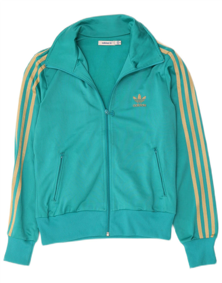 Damska kurtka dresowa Adidas Graphic IT 46 Średni zielony poliester