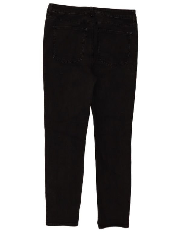 Marks & Spencer Damskie The Lily Slim Jeans UK 16 Large W36 L30 Czarna bawełna