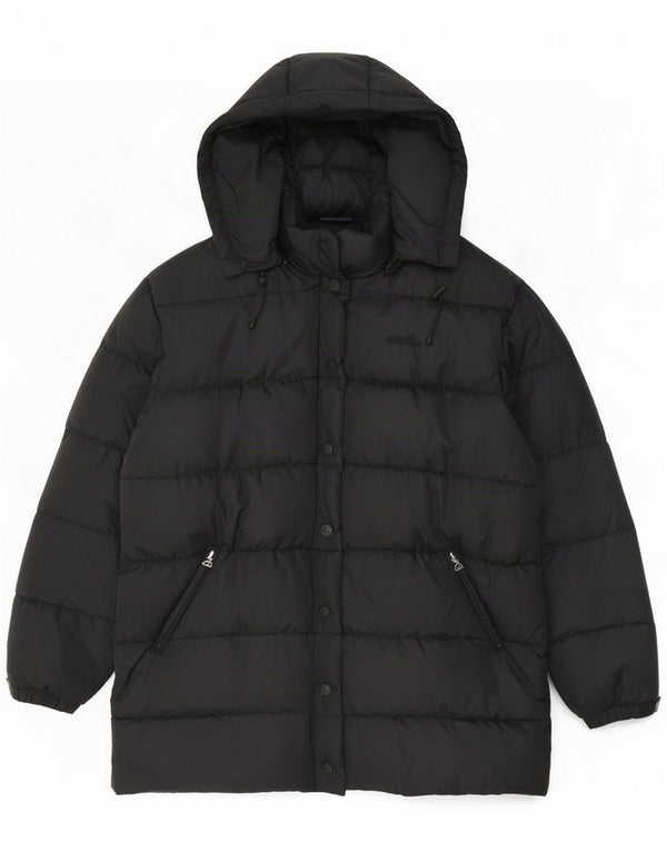 Ellesse damska ocieplana kurtka z kapturem UK 18 XL czarna nylon