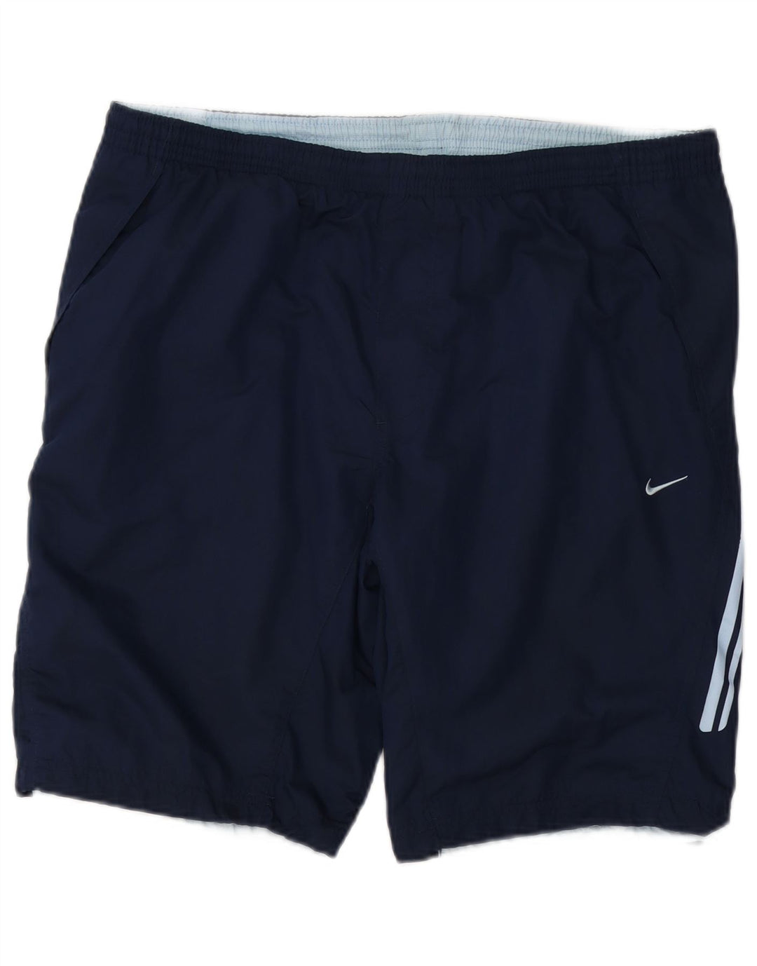 Męskie spodenki sportowe NIKE, duże, granatowe, z poliestru