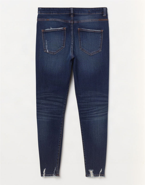 Męskie jeansy rurkowe Zara w trudnej sytuacji EU 40 Medium W31 L28 Niebieskie