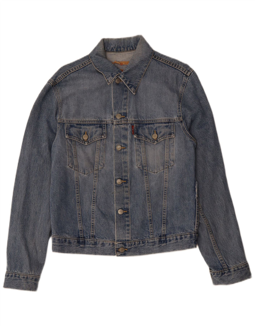 Męska kurtka dżinsowa LEVI'S UK 38, średnioniebieska, bawełniana