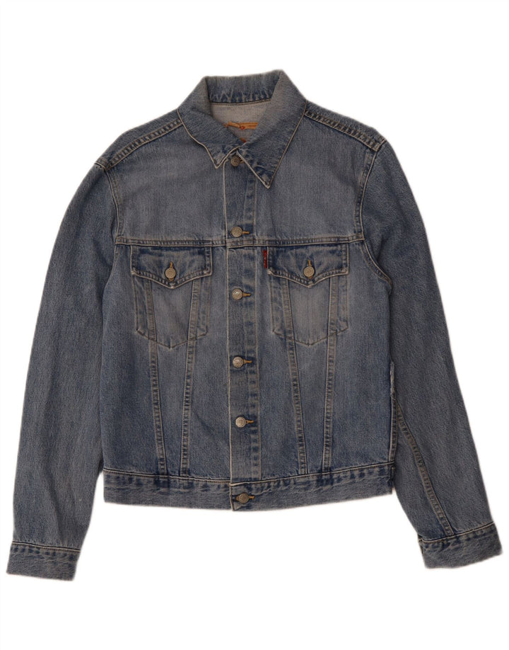 Męska kurtka dżinsowa LEVI'S UK 38, średnioniebieska, bawełniana