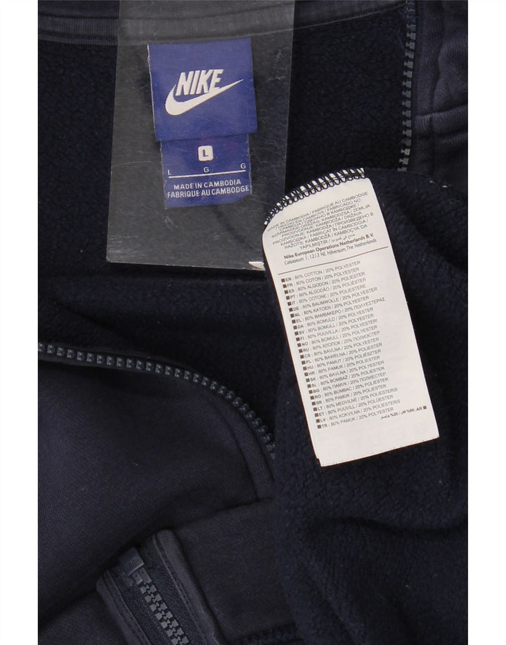 Męska kurtka dresowa Nike, duża, bawełniana, w kolorze granatowym