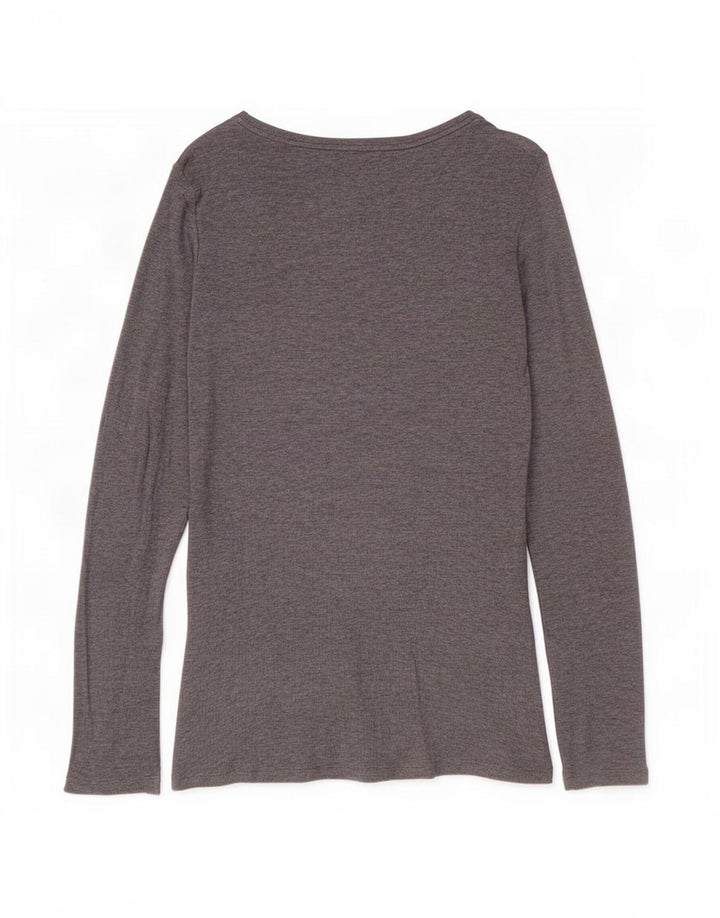 Damski top Massimo Dutti z długim rękawem UK 10, mały, szary