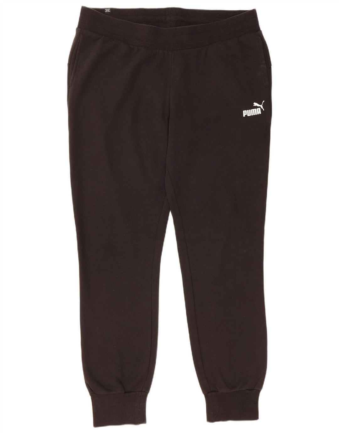 Damskie spodnie dresowe PUMA Joggers UK 16, duże, czarne, bawełniane