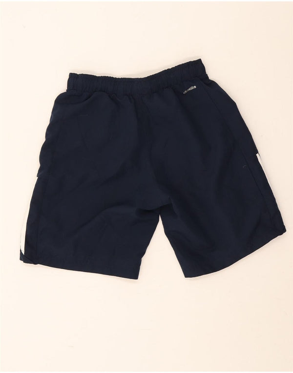 Męskie spodenki sportowe Adidas Climalite, małe, granatowe, poliestrowe