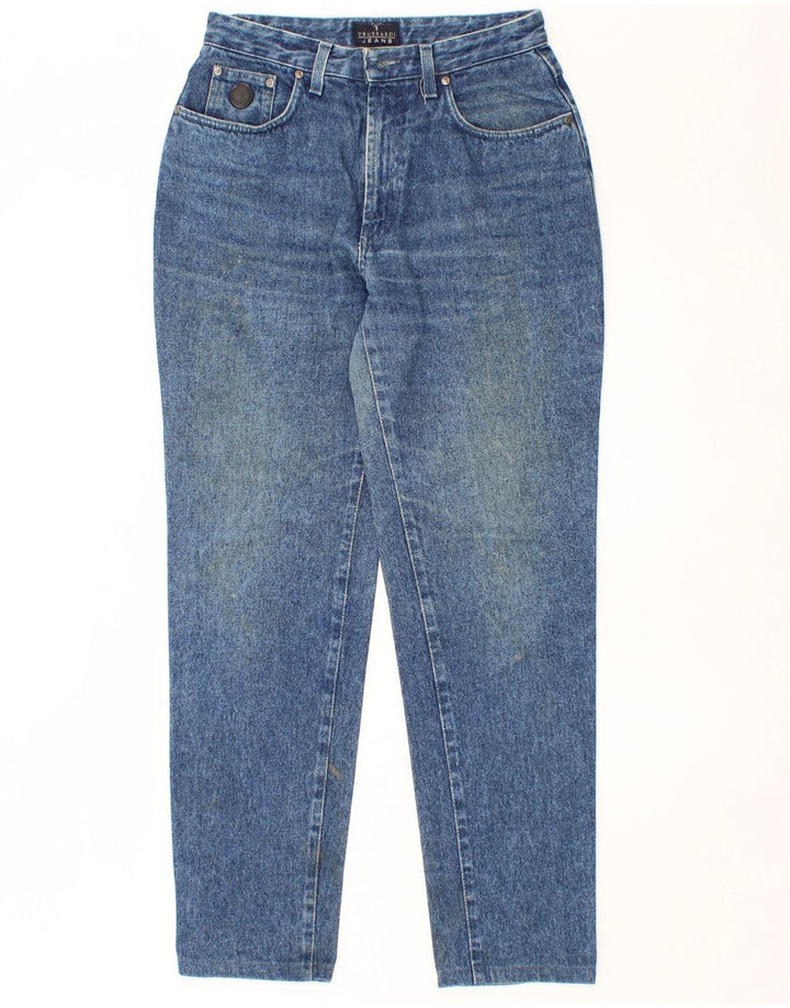 TRUSSARDI Womens Straight Jeans W29 L30  Blue Cotton Vintage Trussardi and Second-Hand Trussardi from Messina Hembry 
