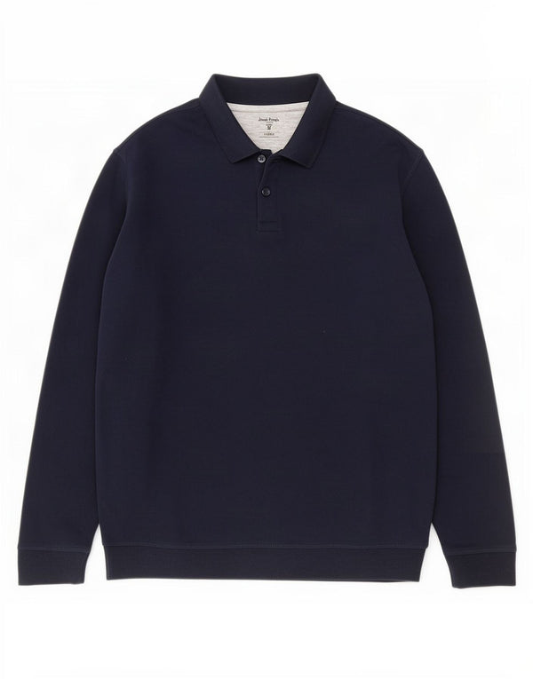 Męska bluza polo James Pringle XL granatowa, bawełniana