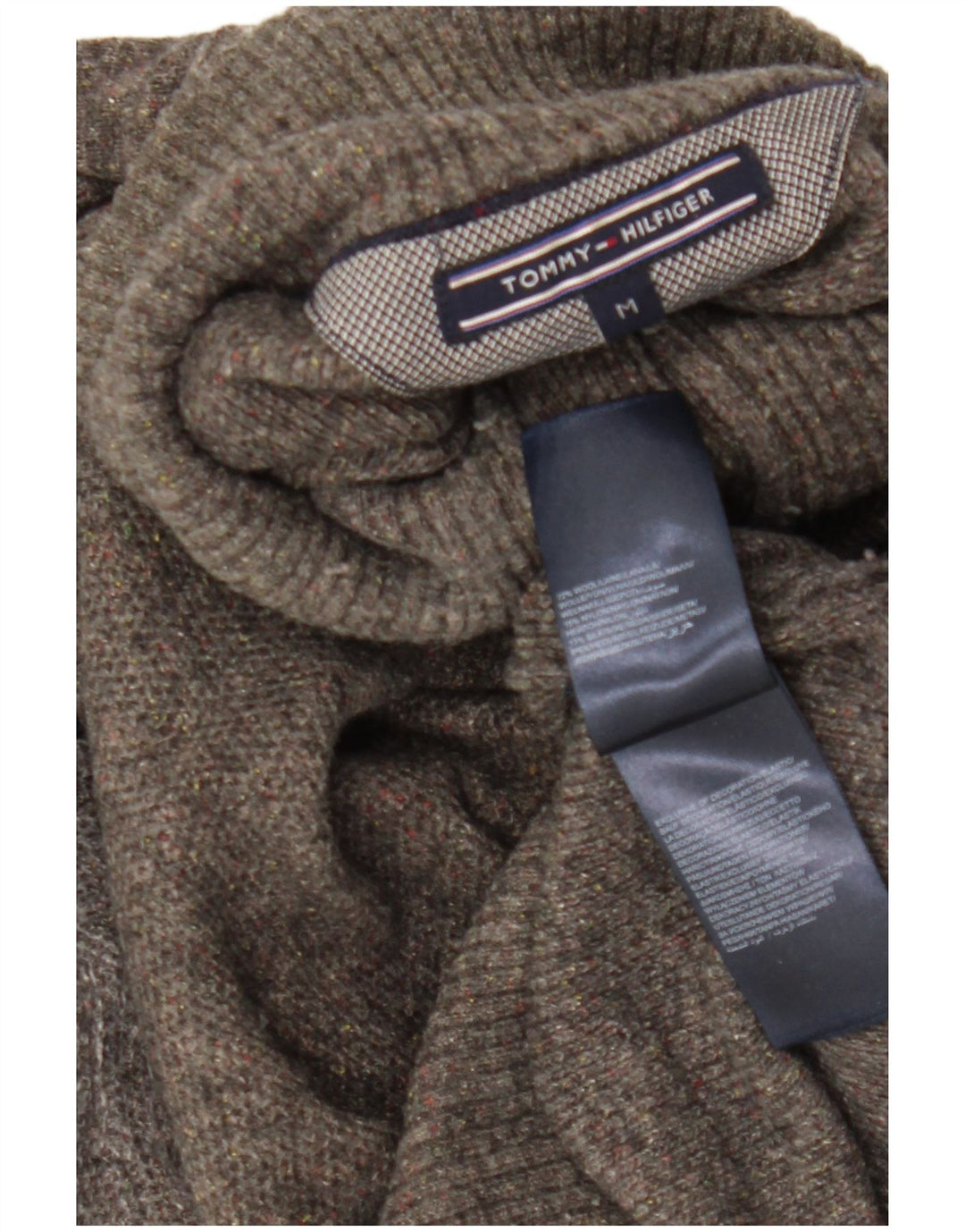 Męski sweter zapinany na guziki Tommy Hilfiger Średniej szarej wełny