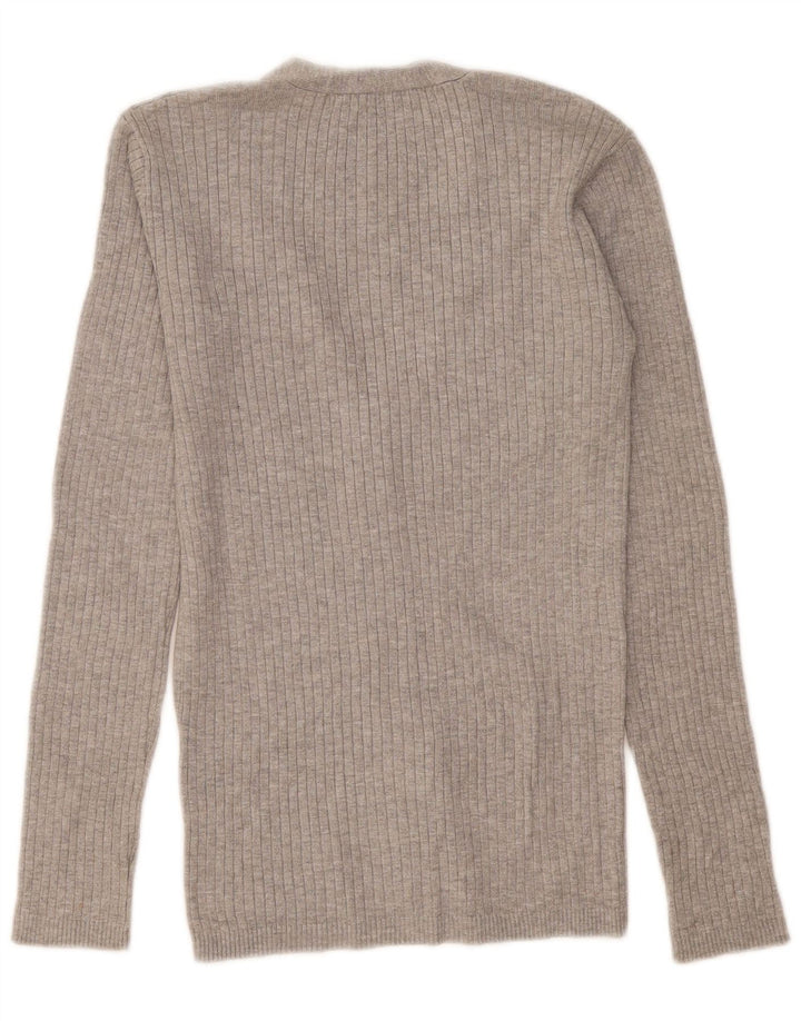Sweter damski Zara Cardigan UK 14, duży, szary