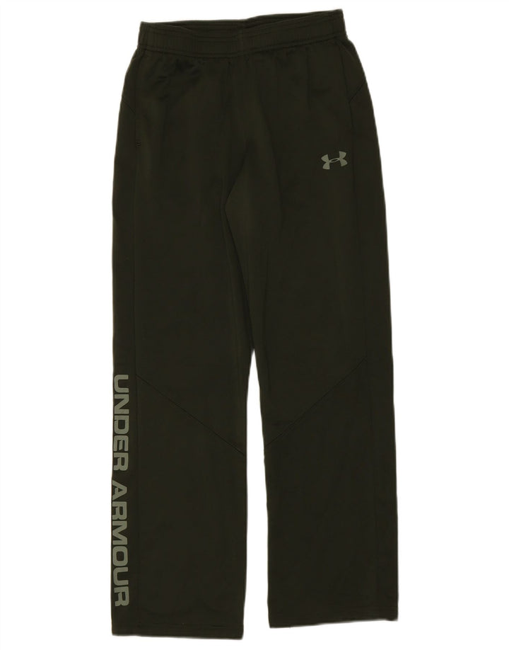 Chłopięce spodnie dresowe Under Armour z grafiką, 9-10 lat, średnie khaki