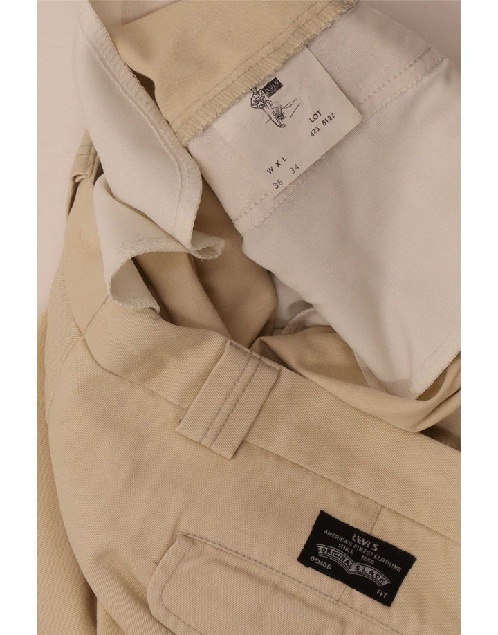 Spodnie męskie Levi's Regular Chino W36 L30 Beżowa bawełna