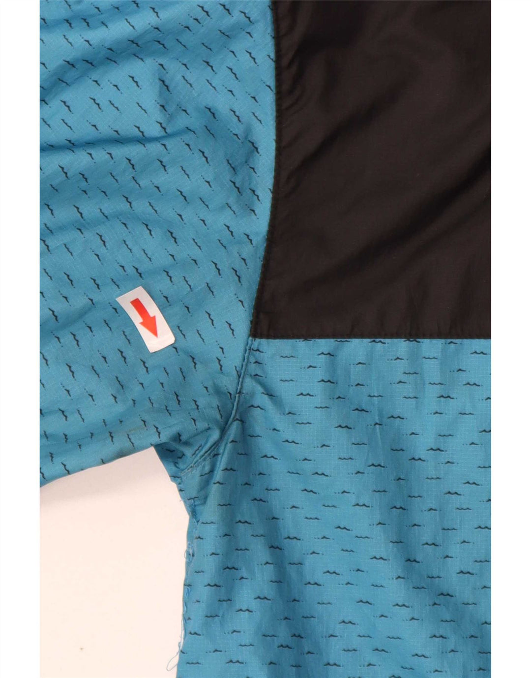Męska kurtka przeciwdeszczowa z kapturem The North Face, mała, niebieska, z poliestru
