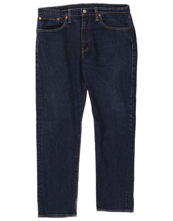 Męskie jeansy LEVI'S 502 Tapered W34 L30 Granatowa bawełna