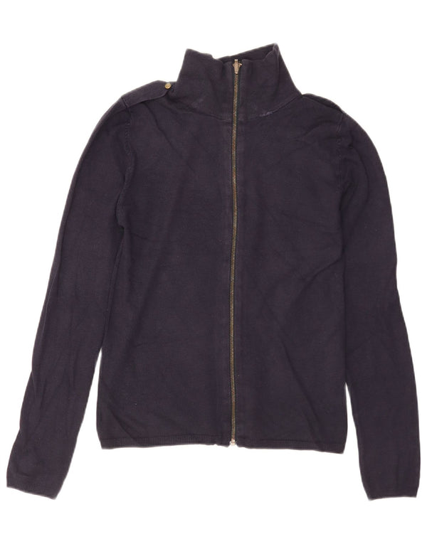 Sweter damski Zara Cardigan UK 14 Large, granatowy, wiskoza