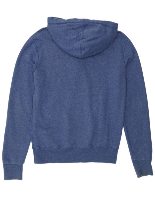 Superdry Mens Graphic Hoodie Jumper Medium Blue Cotton