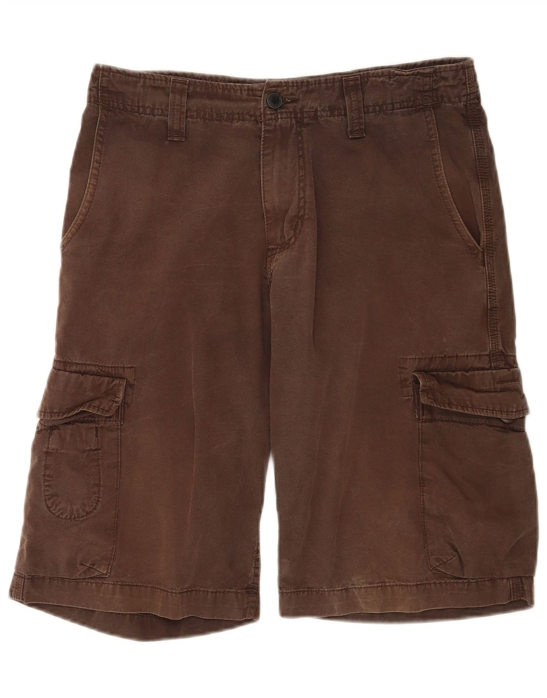 Męskie bermudy Carhartt Cargo W30 Średni brązowy bawełna